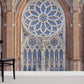Cathedral Window Wallpaper Mural Room Decoration Idea