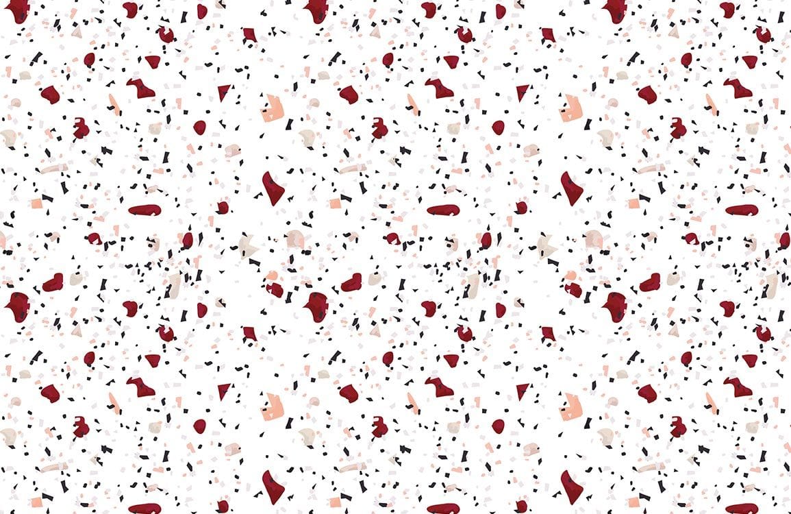 Dense Pastel Terrazzo Wallpaper Mural