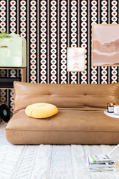 wallpaper in the style of a living room