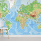 Classic Atlas Wallpaper Mural