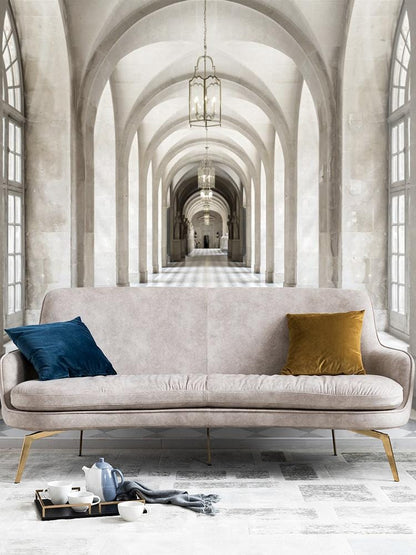 Classical Corridor landmark mural custom design