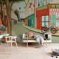 Comic Street Wallpaper Mural