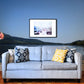 Wallpaper Mural for Living Room Decoration Featuring Clear Lake and Sky Landscapes