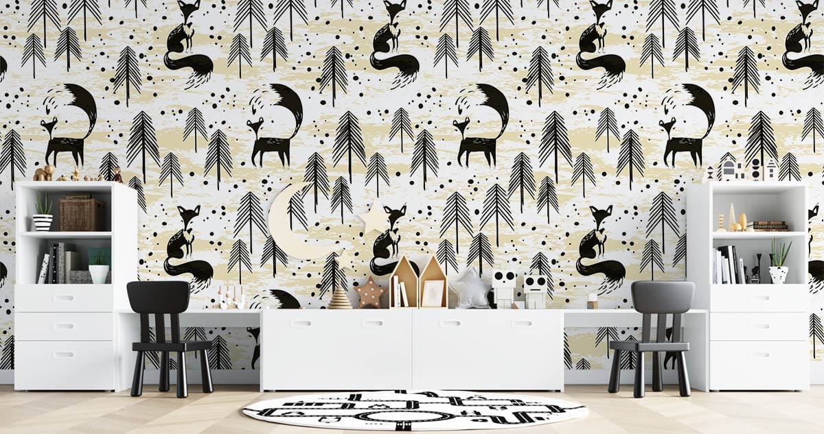 Clip Art Fox Animal Wallpaper Black Background