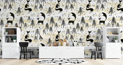 Clip Art Fox Animal Wallpaper Black Background