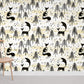 Clip Art Fox Repeating Wallpaper Room