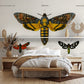 Moths Pattern Wallpaper Mural Bedroom