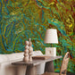 Colorful Gilded Mineral Office Wallpaper Home Interior Decor