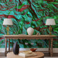 Colorful Green Mineral Hallway Wallpaper Home Interior Decor