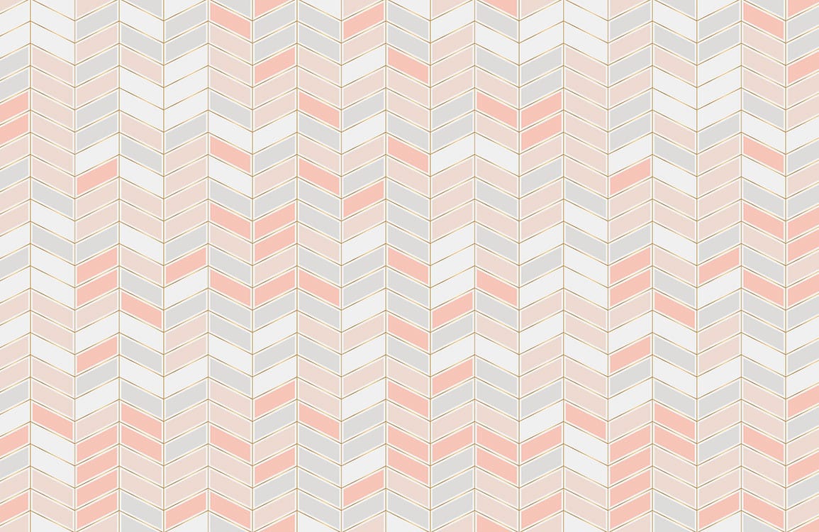 Rainbow Parallelogram Wallpaper Mural