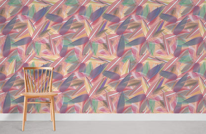 Colorful Petals Flower Wallpaper Mural Room