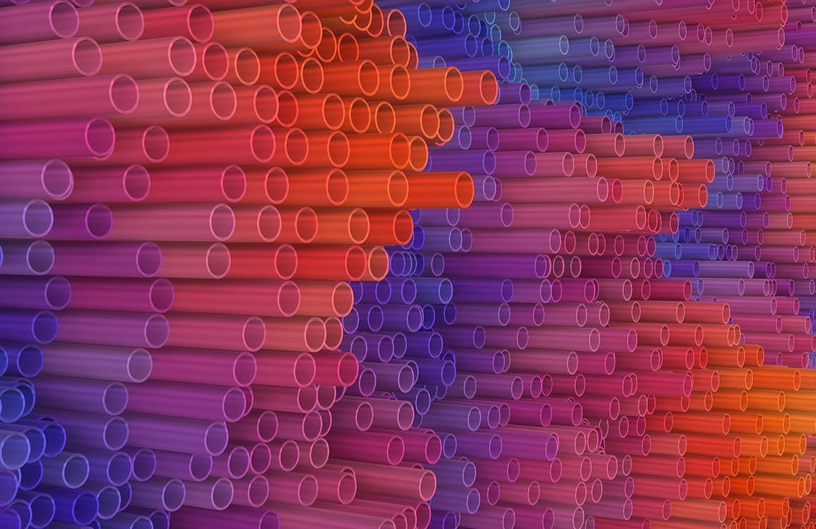 Colorful Pipelines Patttern Photo Murals Plain