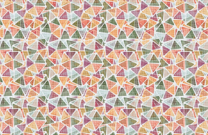 Geometric Abstract Triangle Mural Wallpaper