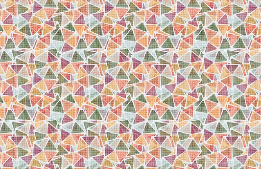 Geometric Abstract Triangle Mural Wallpaper