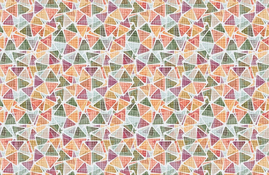 Geometric Abstract Triangle Mural Wallpaper