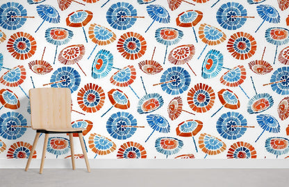 Multi-color Umbrellas wall Murals for Room decor