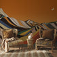Colorful Mountain Orange Wall Mural For Living Room