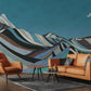 Colourful Mountain Wallpaper Mural Home Interior