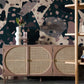 Living Room Decoration Featuring a Marble and Fragments Pattern Wallpaper Mural
