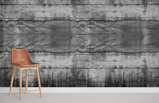 Industrial Chic Concrete Effect Mural Wallpaper