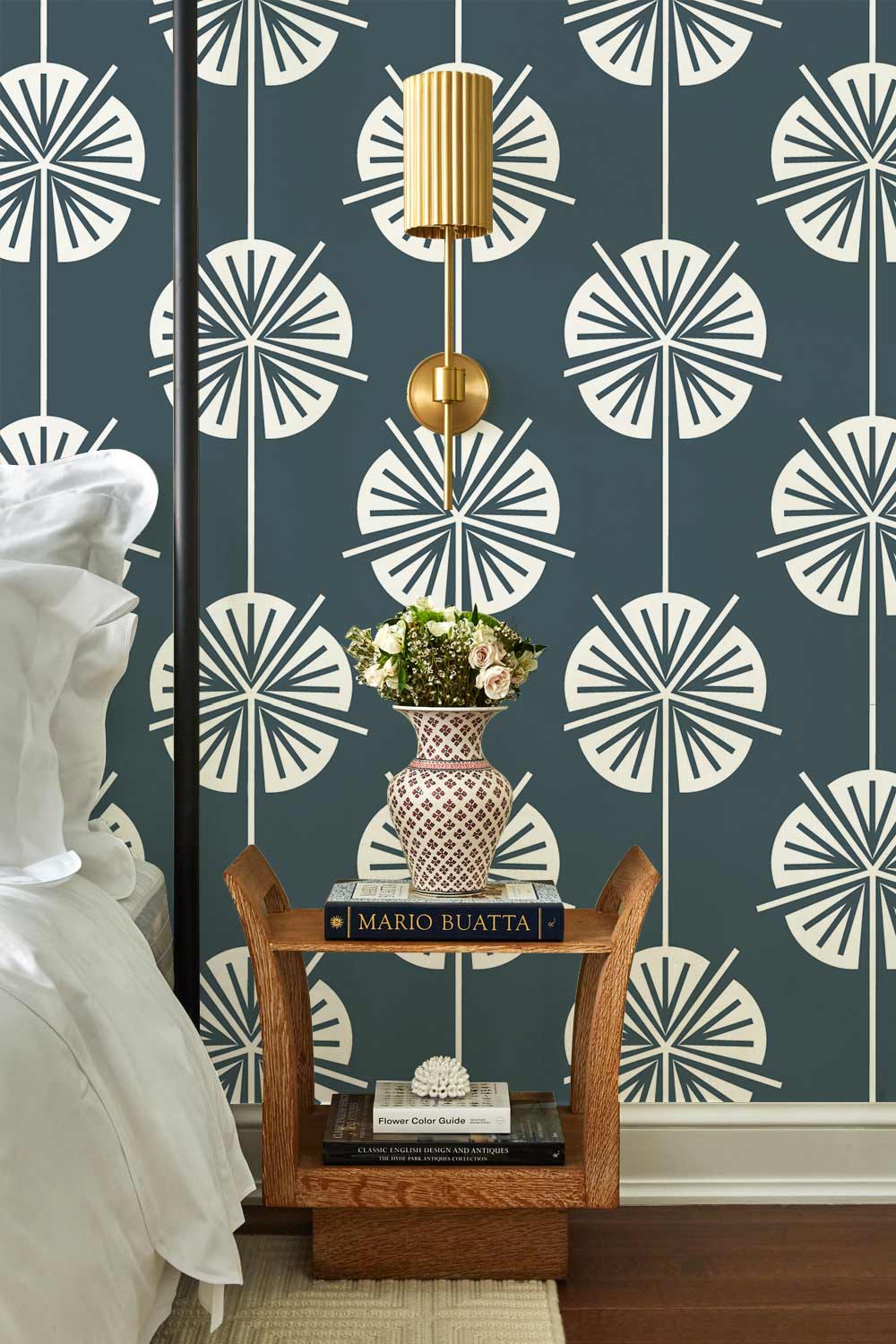 Contemporary Floral Pattern Wallpaper Home Decor