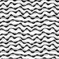 Modern Black White Wavy Mural Wallpaper
