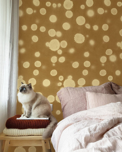 Bedroom Wallpaper Mural Featuring Coronal Cells
