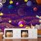 astronaut adventure wall mural playroom decor