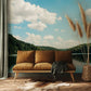 Wallpaper Mural for Living Room Decor Featuring the Scenery of the Sea of Clouds at Peak