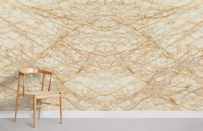 Crack Covered Crystal Industrial Wallpaper Mural Room Decoration Idea