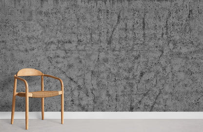 Grey wallpaper design for a distinctive look in the room