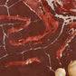 Wall Mural for Hallway Decoration Featuring Cracked Red Paint on the Wall