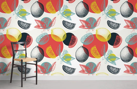 Art  of Fruits Wallpaper Mural for room decor