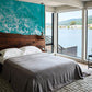 Wallpaper mural featuring a crystal clear sea scene for use in decorating bedrooms