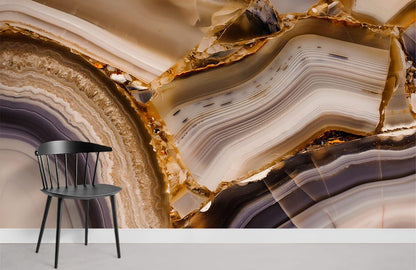 Elegant Modern Marble Mural Wallpaper