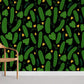 Cucumber Pattern Mural Wallpaper Room Decoration Idea