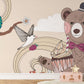Bear Wallpaper Mural for Your Home Decoration Featuring a Cute Bear