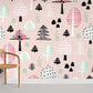 Cute Trees Forest Wallpaper Room