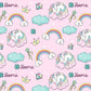 Cute Unicorn Pink Wallpaper Art Decor