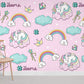Cute Unicorn Cartoon Wallpaper Nursery Room