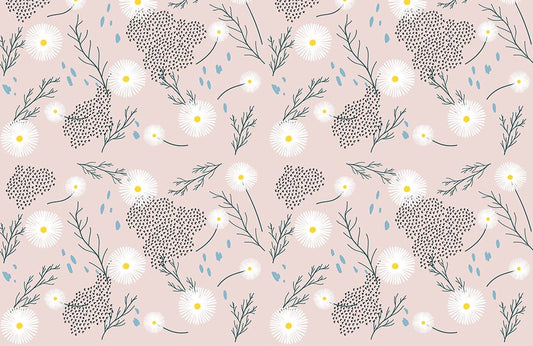 Dandelion Flower Mural Home Decor