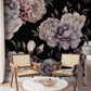 Dark  Blossom Floral Wallpaper Mural
