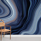 Blue wave Marble Wallpaper Mural for room decor