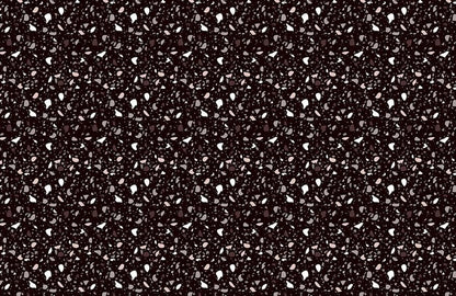 Wallpaper Mural Covered in a Terrazzo and Marble Pattern in Dark Brown