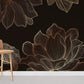 Dark Lotus Flower Wallpaper Room