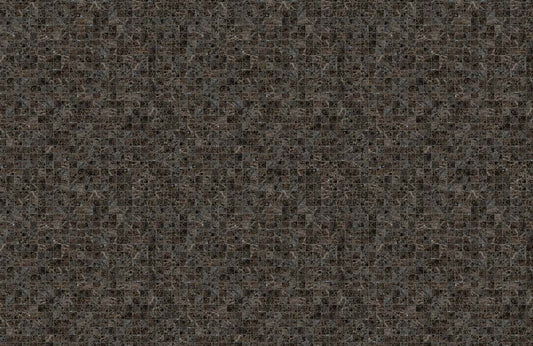 Wallpaper with a plain dark mosaic pattern