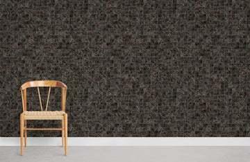 Modern Textured Geometric Grey Mural Wallpaper