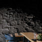 dark moon surface cool wallpaper mural art deco design
