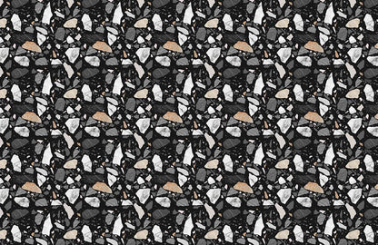 Terrazzo Marble Wallpaper Mural with Seamless Pattern for Home Decoration