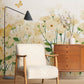Decorative Dassie and Butterfly Wallpaper Mural for an Interior Hallway